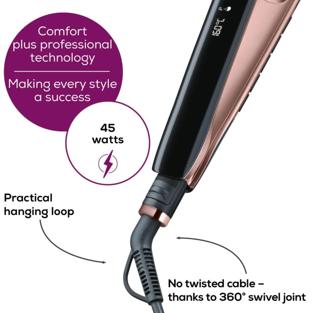 Beurer HS 80 Hair Straightener Ionic Technology & Titanium Plates Beurer HS 80 Hair Straightener Ionic Technology & Titanium Plates