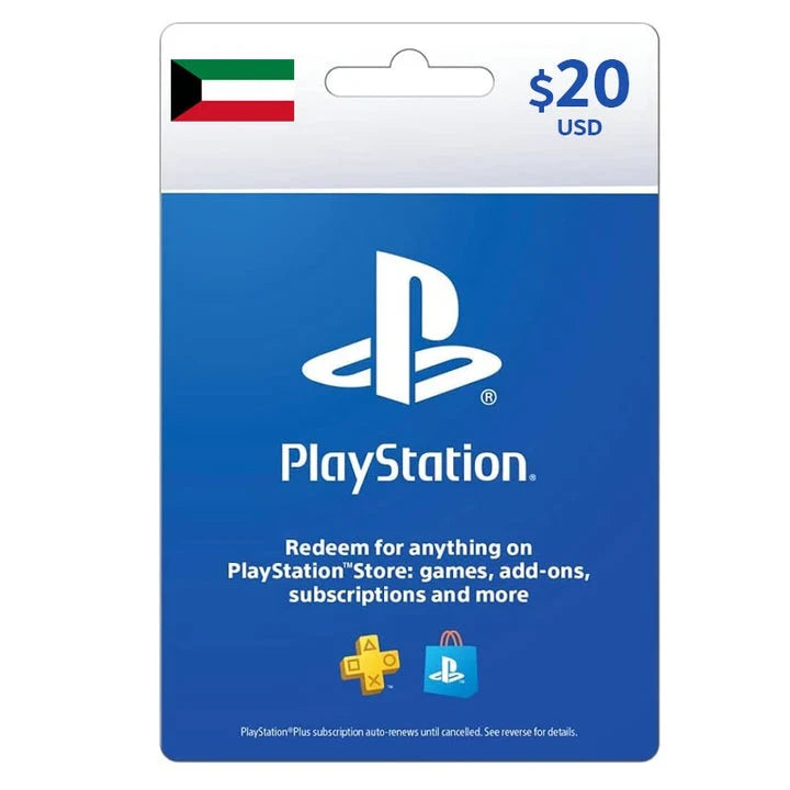PlayStation Store Kuwait $20 Gift Card
