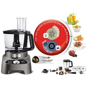 معالج طعام Moulinex Double Force FP825E10 | 1000 واط | 31 وظيفة