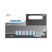 Philips LongLife R6L12W/40 AA Battery – Long Lasting