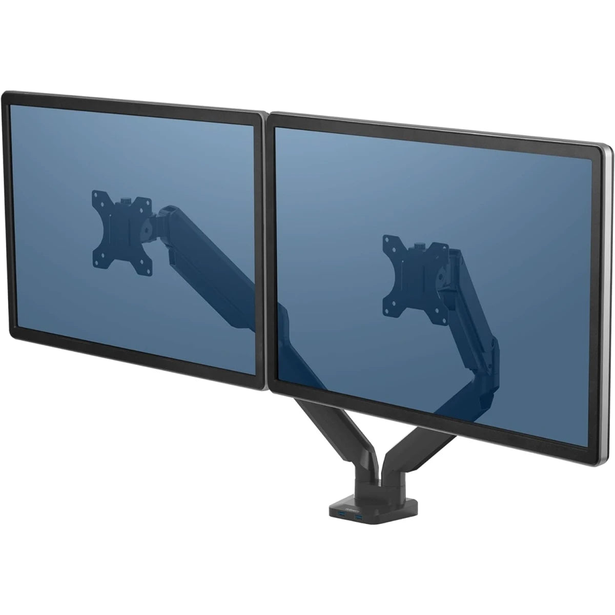 Fellowes Platinum Series Adjustable Dual Monitor Arm - Black