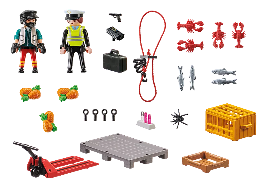 Playmobil Cargo Customs Check - Fun Role-Play Toy Playmobil Cargo Customs Check - Fun Role-Play Toy