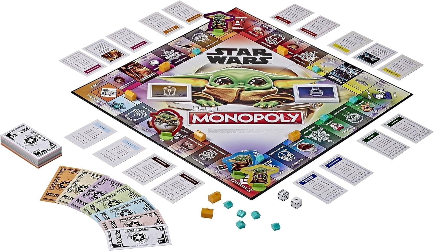 Hasbro Monopoly Star Wars The Child Edition Board Game Hasbro Monopoly Star Wars The Child Edition Board Game