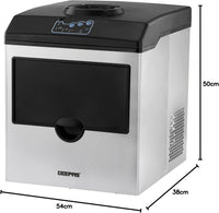 Geepas Ice Maker & Water Dispenser 2-in-1 22kg Ice/Day
