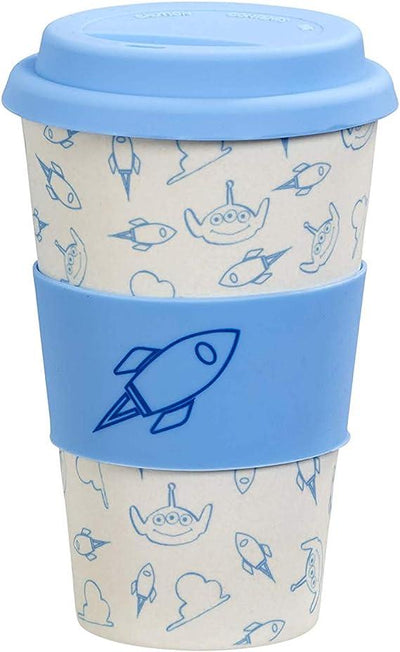 من فانكو Funko Disney: Colour Block: Bamboo Lidded Mug: To Infinity And Beyond كوب بغطاء من الخيزران