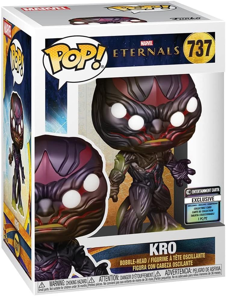 Funko Pop! Eternals Kro Action Figure with Collectible Card