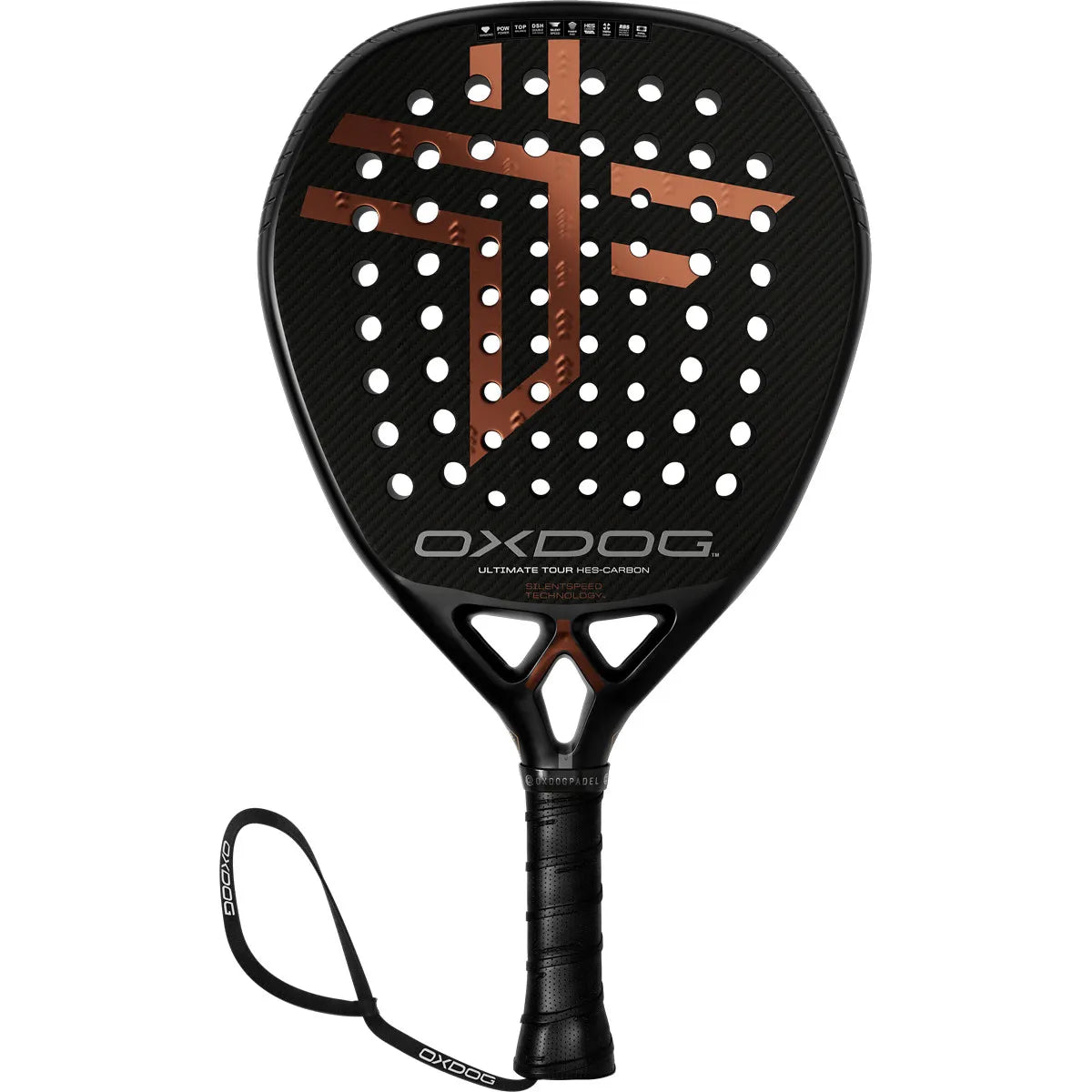 OXDOG Ultimate Tour HES-Carbon SilentSpeed 3D DM Racket OXDOG Ultimate Tour HES-Carbon SilentSpeed 3D DM Racket