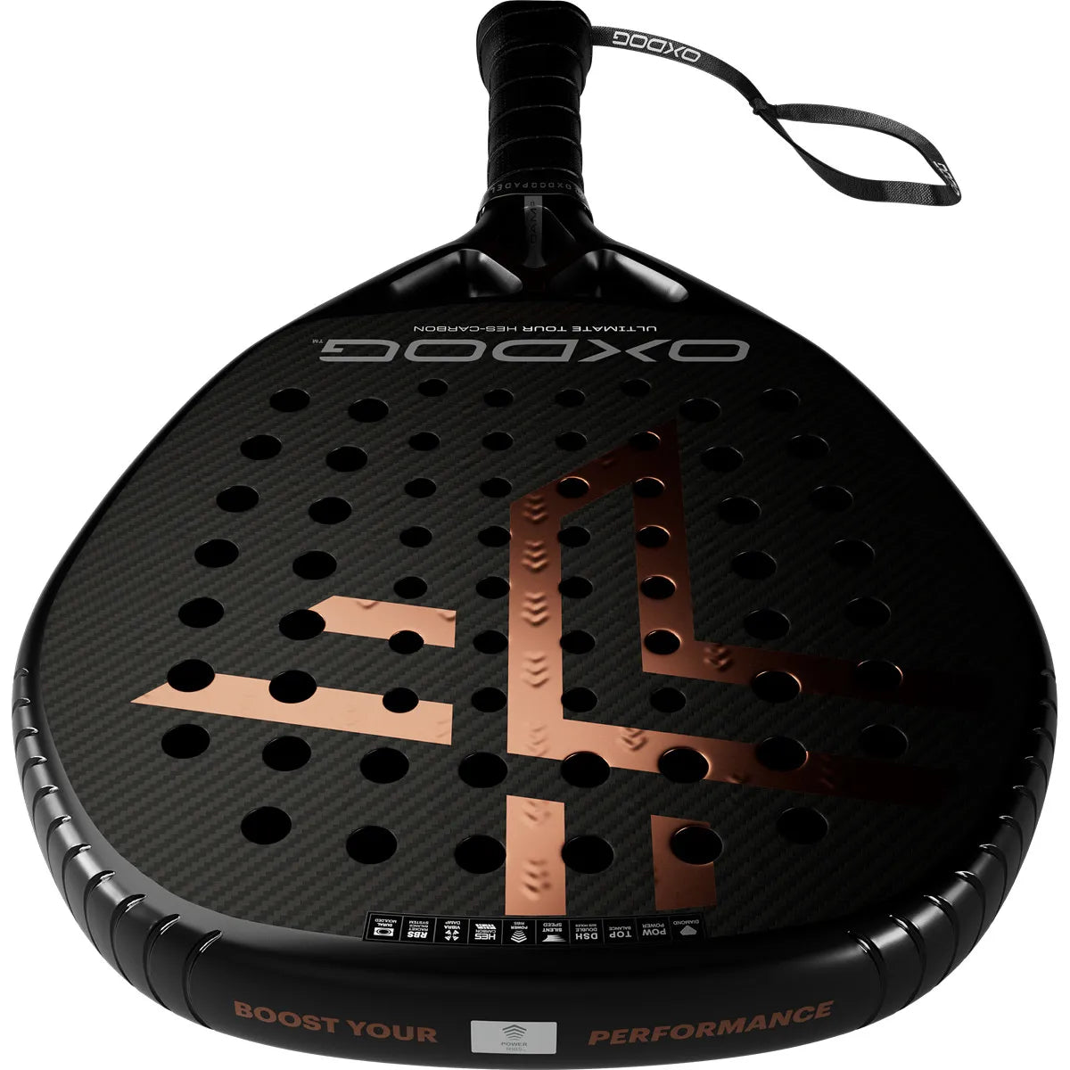 OXDOG Ultimate Tour HES-Carbon SilentSpeed 3D DM Racket OXDOG Ultimate Tour HES-Carbon SilentSpeed 3D DM Racket