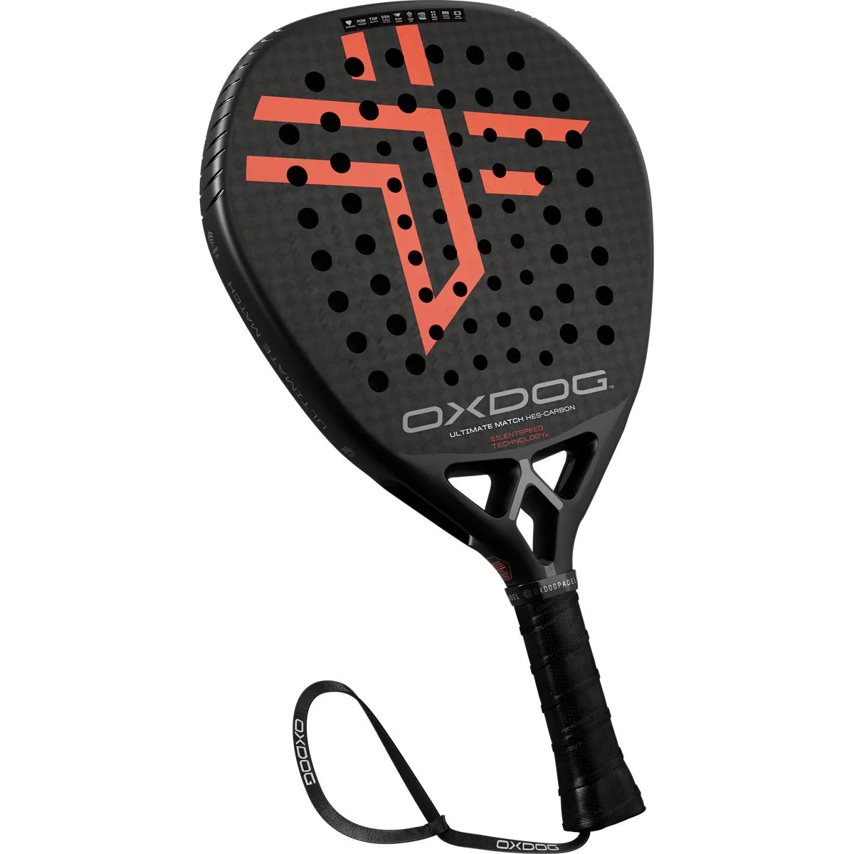 OXDOG Ultimate Match HES-Carbon SilentSpeed 3D/Sand Racket