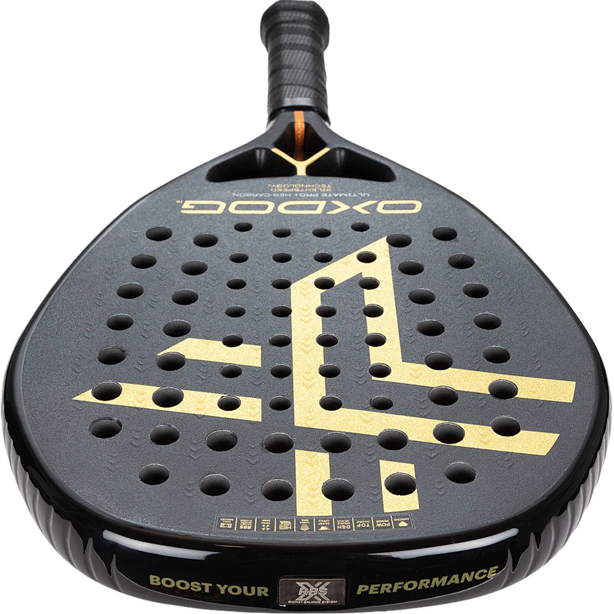 OXDOG Ultimate Pro+ HES-Carbon SilentSpeed Racket OXDOG Ultimate Pro+ HES-Carbon SilentSpeed Racket