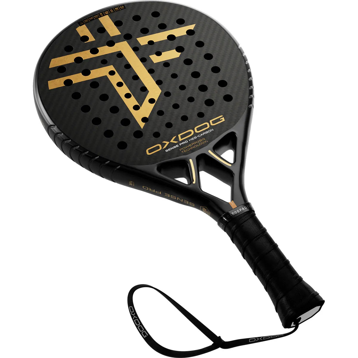 OXDOG Sense Pro HES-Carbon PowerRibs 3D Racket OXDOG Sense Pro HES-Carbon PowerRibs 3D Racket
