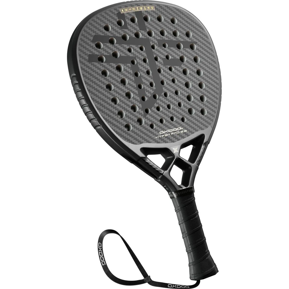 OXDOG HYPER PRO 2.0 HES-Carbon PowerRibs 3D / Sand DR Racket