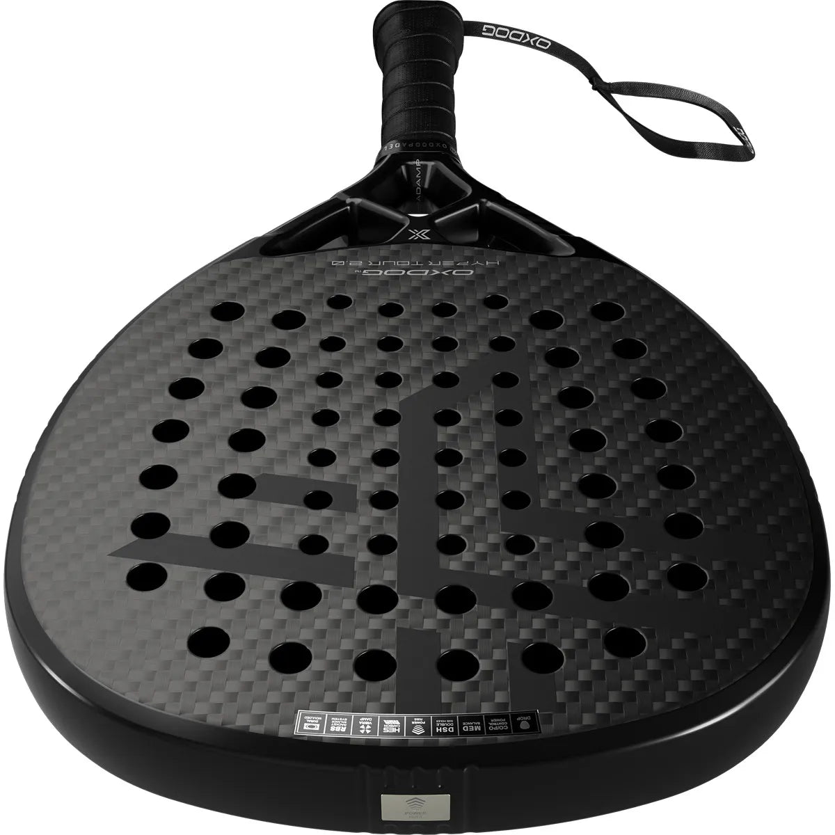 OXDOG Hyper Tour 2.0 HES-Carbon PowerRibs 3D DR Racket