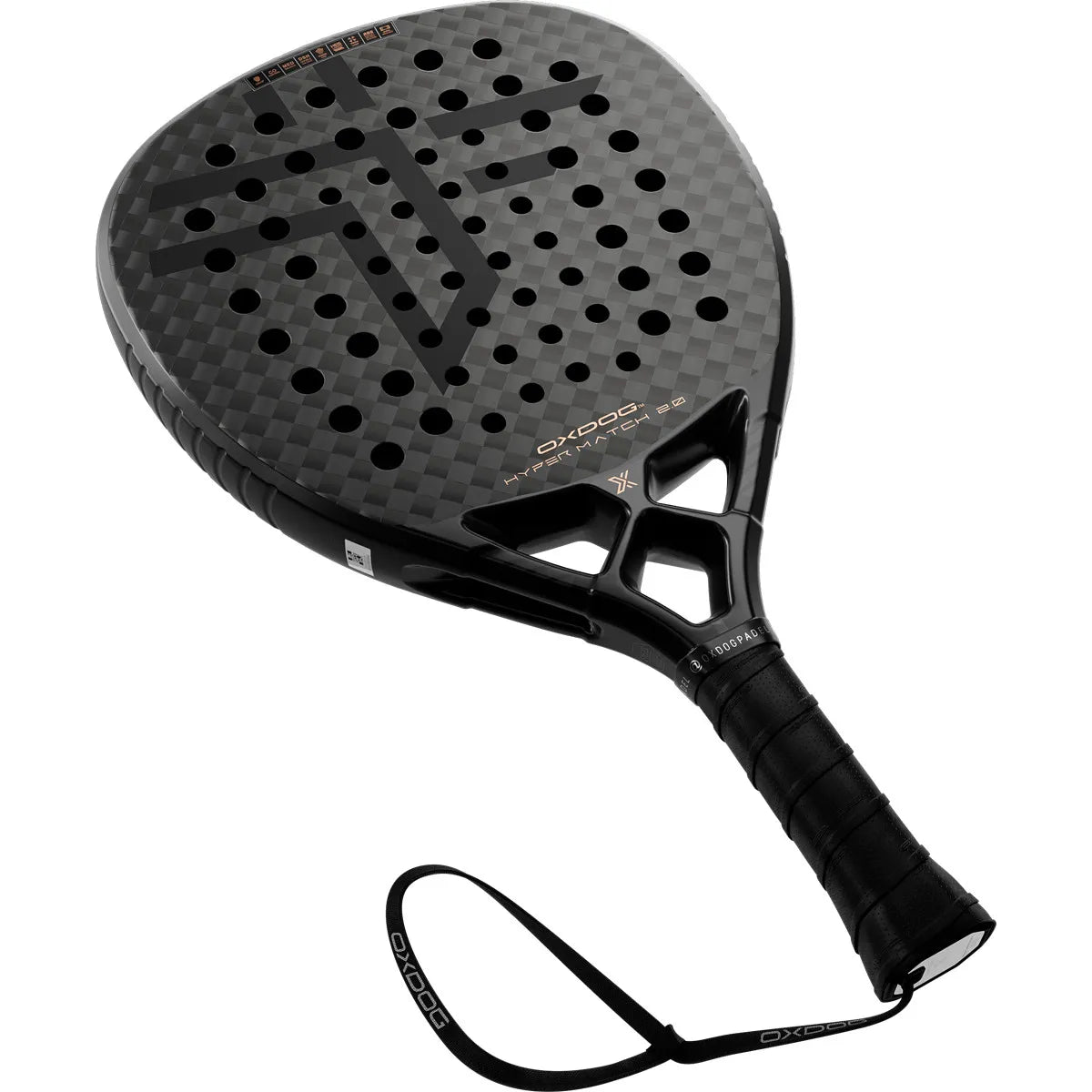 OXDOG Hyper Match 2.0 HES-Carbon PowerRibs 3D DR Racket