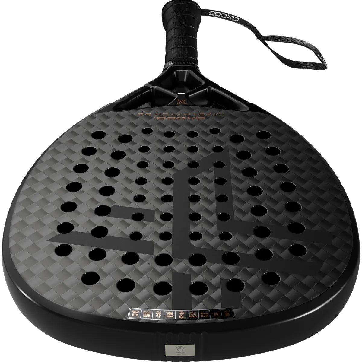 OXDOG Hyper Match 2.0 HES-Carbon PowerRibs 3D DR Racket