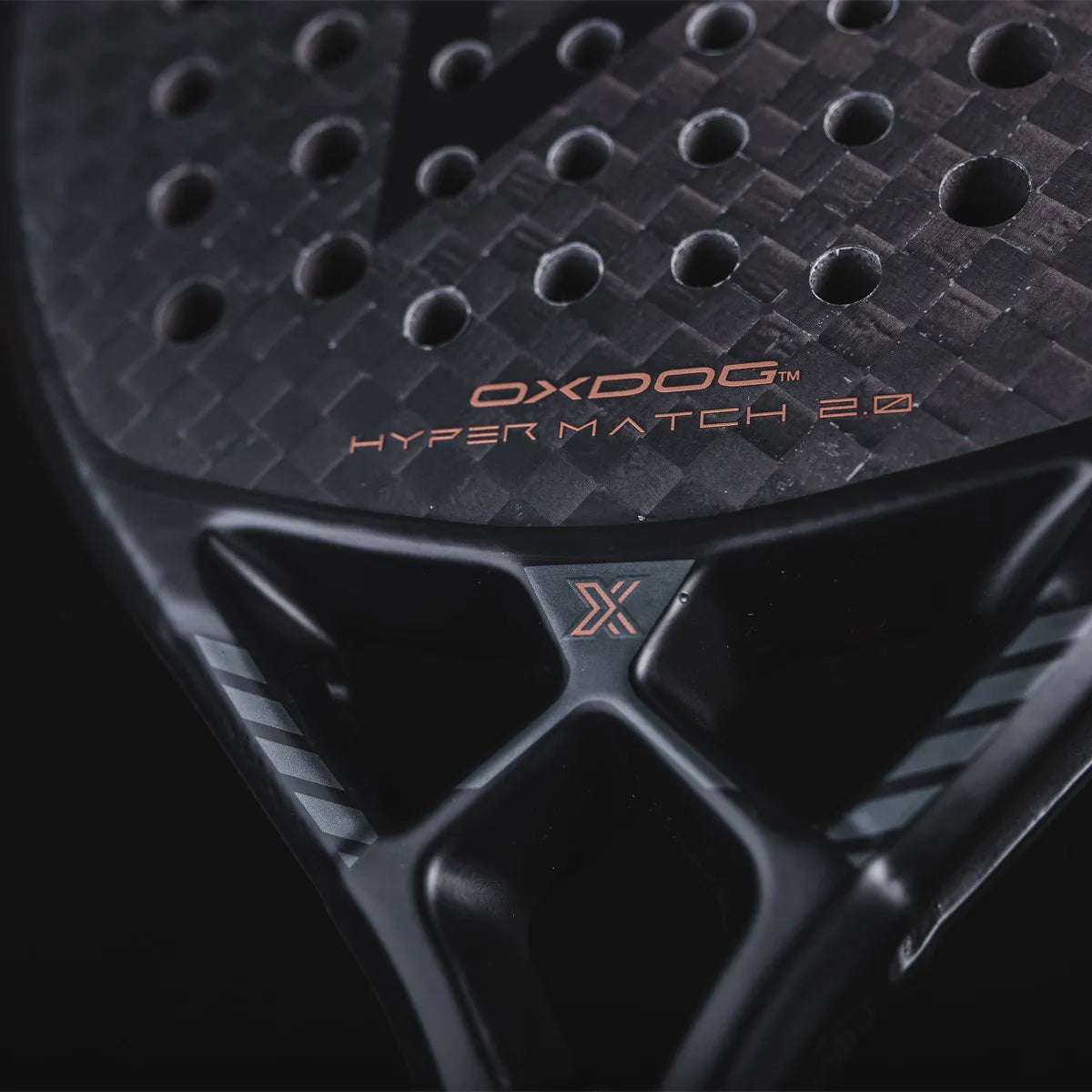 OXDOG Hyper Match 2.0 HES-Carbon PowerRibs 3D DR Racket