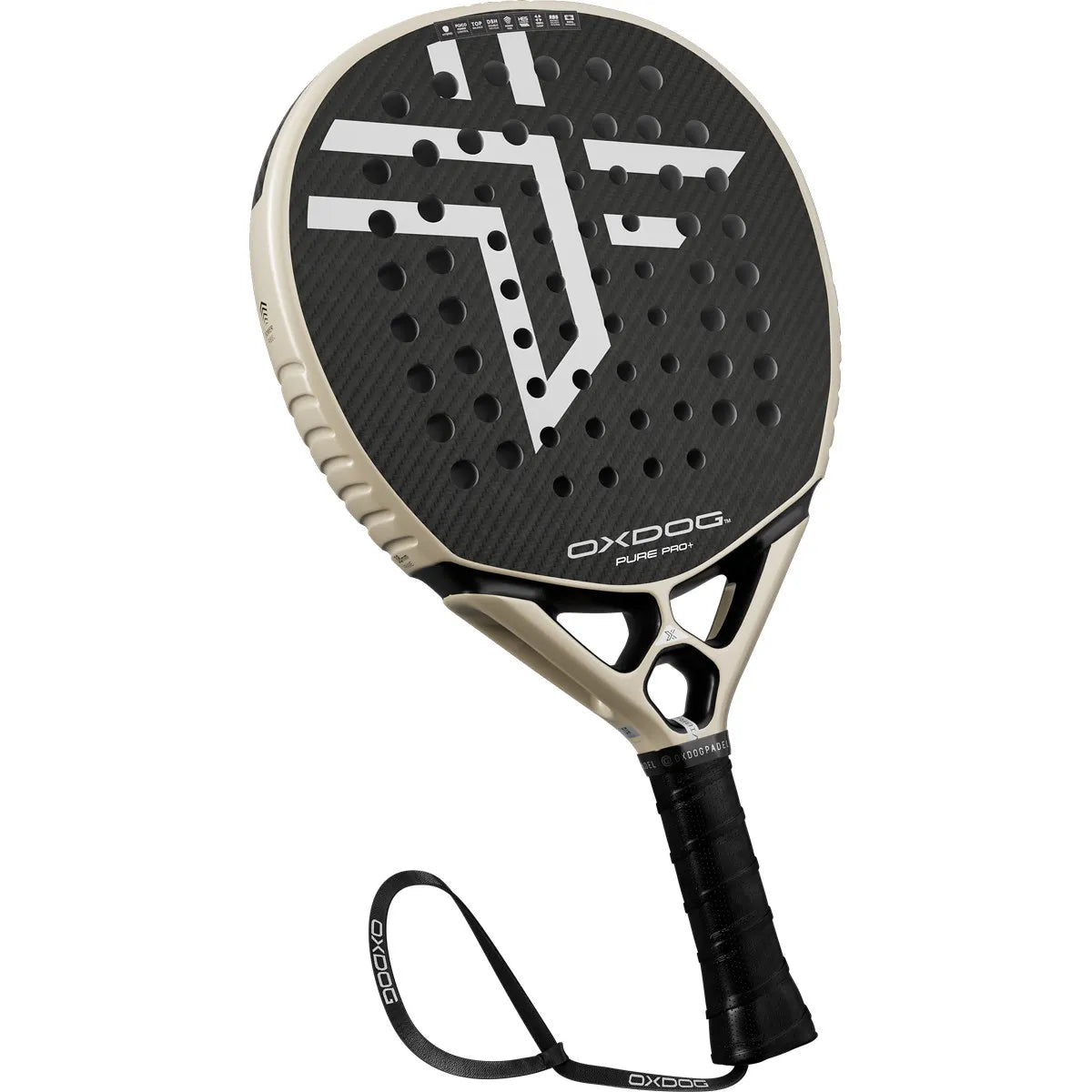 OXDOG Pure Pro+ HES-Carbon PowerRibs 3D/Sand HY Racket