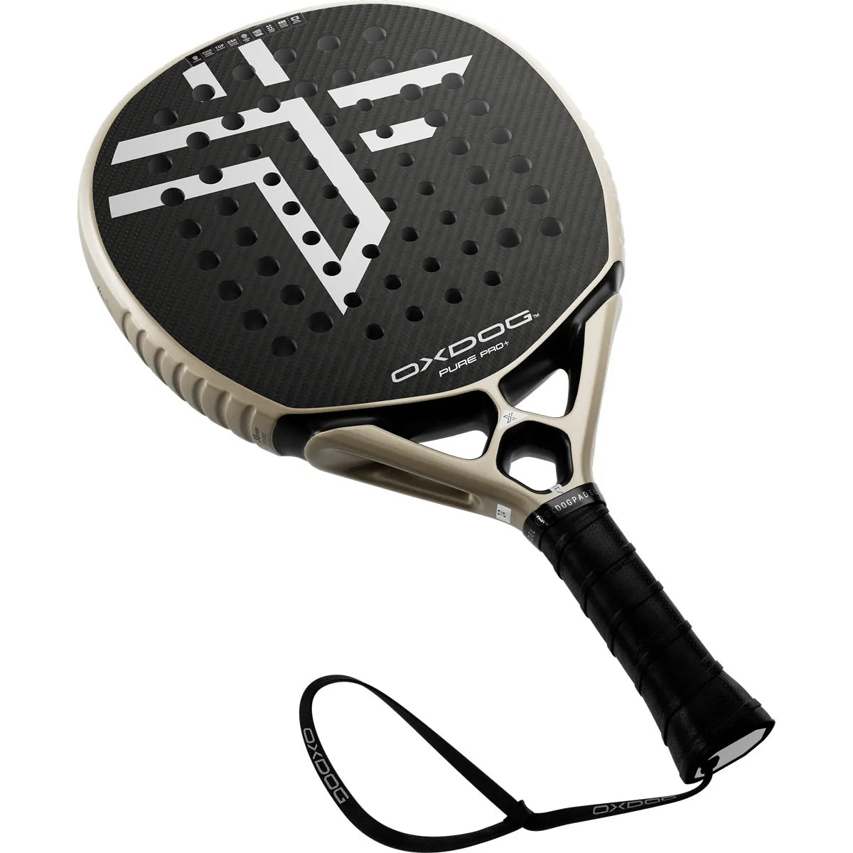 OXDOG Pure Pro+ HES-Carbon PowerRibs 3D/Sand HY Racket