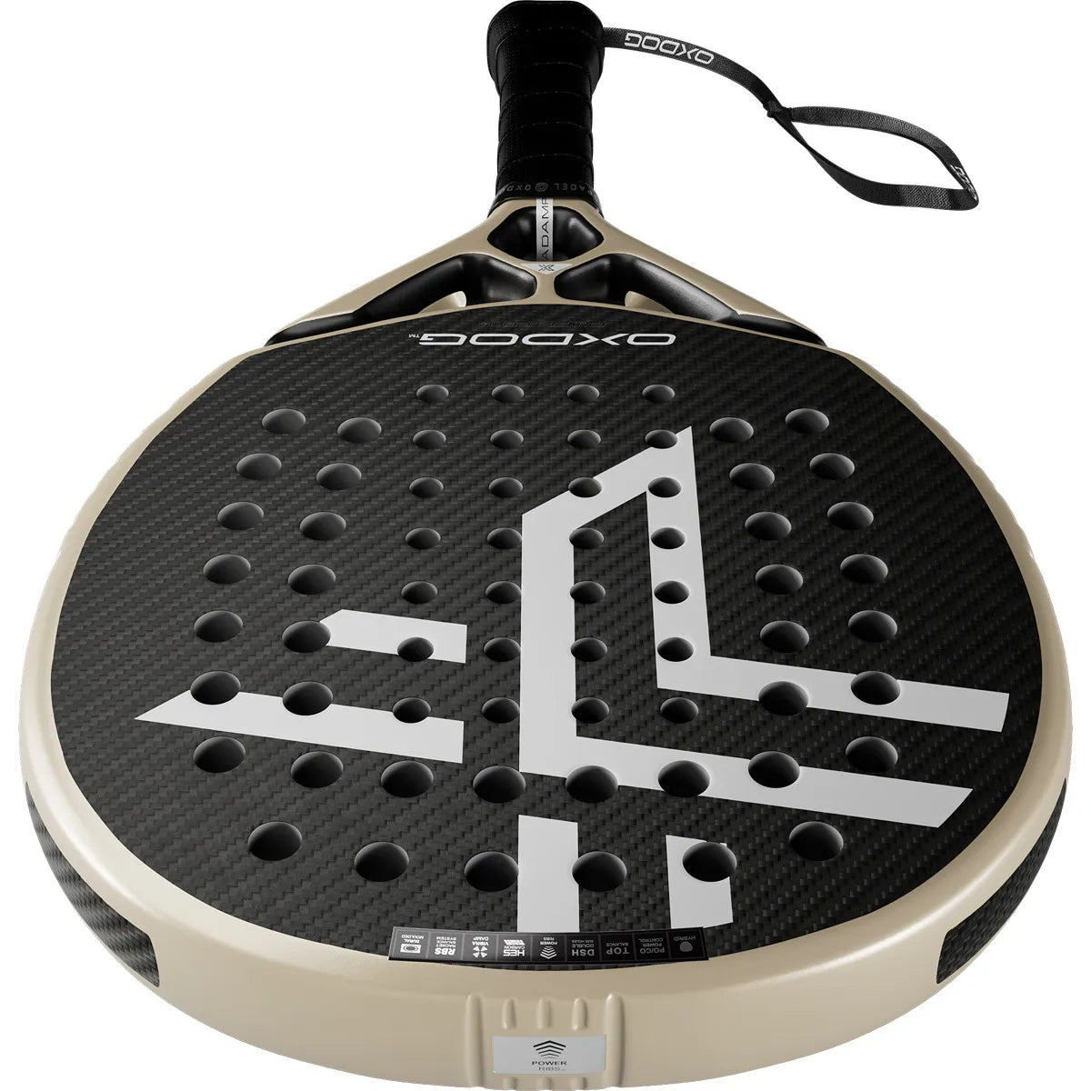 OXDOG Pure Pro+ HES-Carbon PowerRibs 3D/Sand HY Racket
