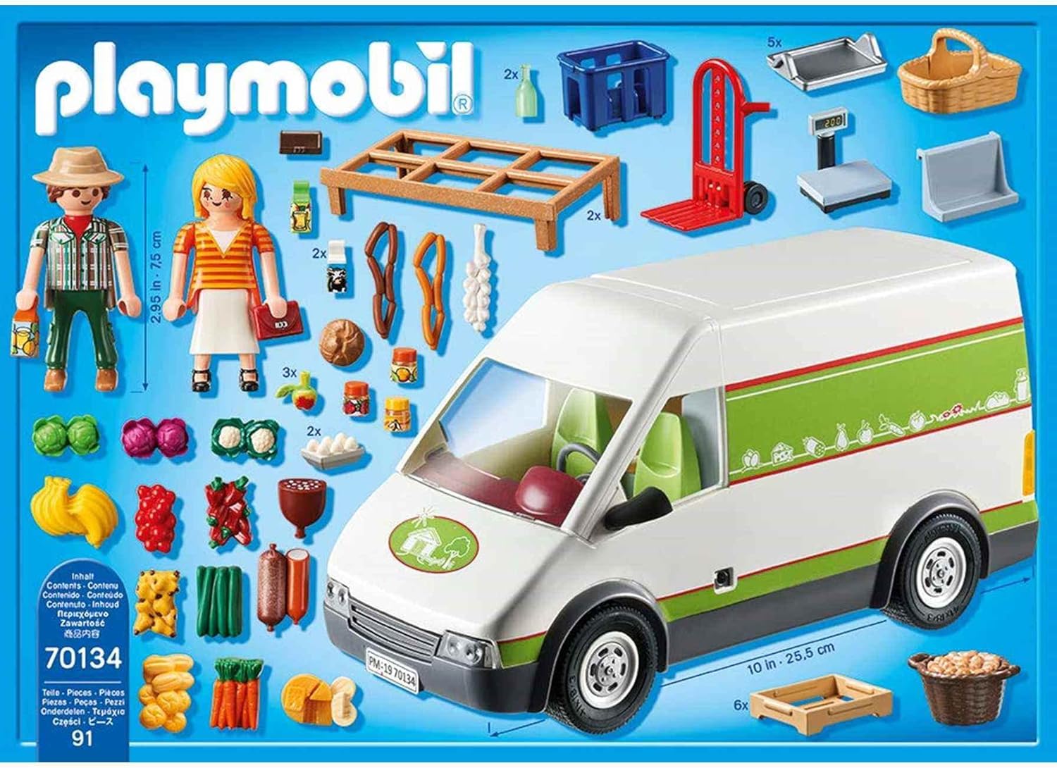 Playmobil Mobile Farm Market for Kids 4+