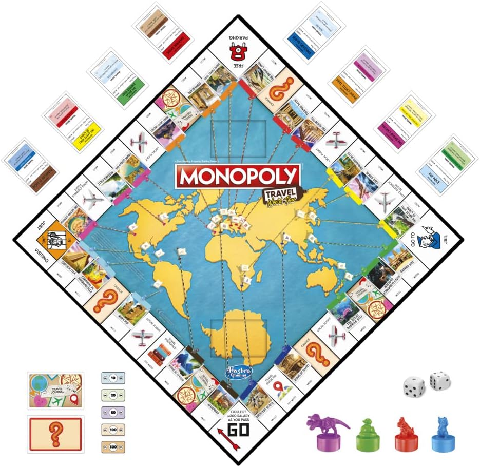 Hasbro Monopoly Travel World Tour Hasbro Monopoly Travel World Tour