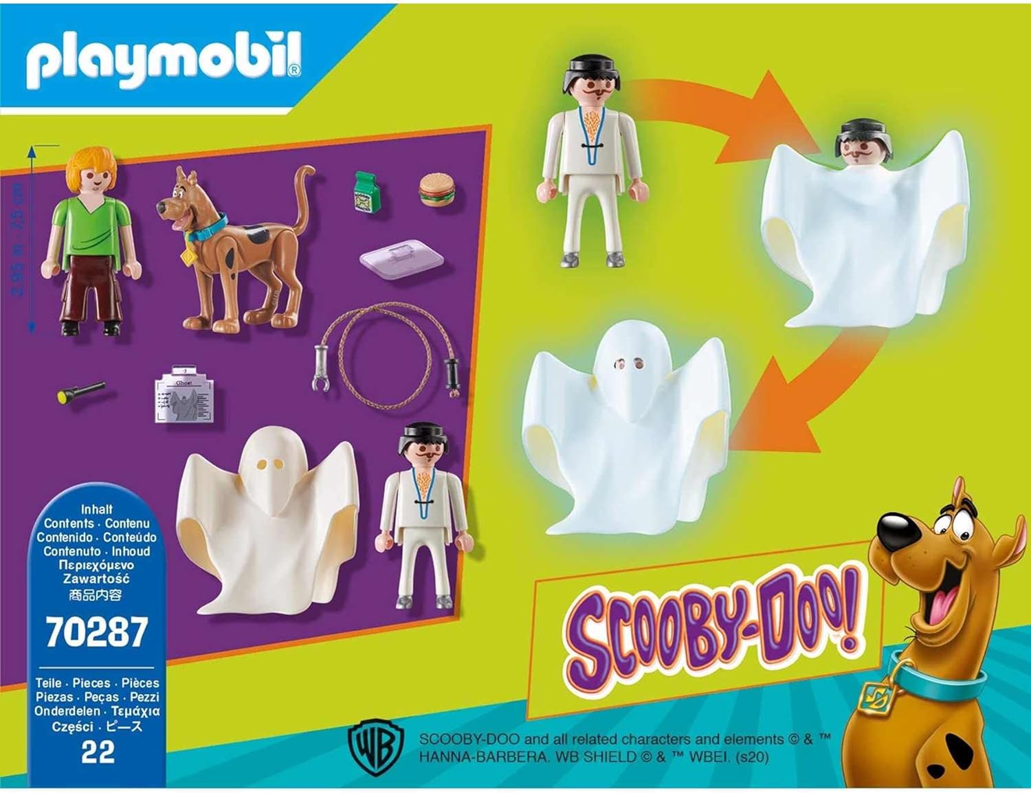 PLAYMOBIL Scooby-DOO Scooby & Shaggy with Ghost PLAYMOBIL Scooby-DOO Scooby & Shaggy with Ghost