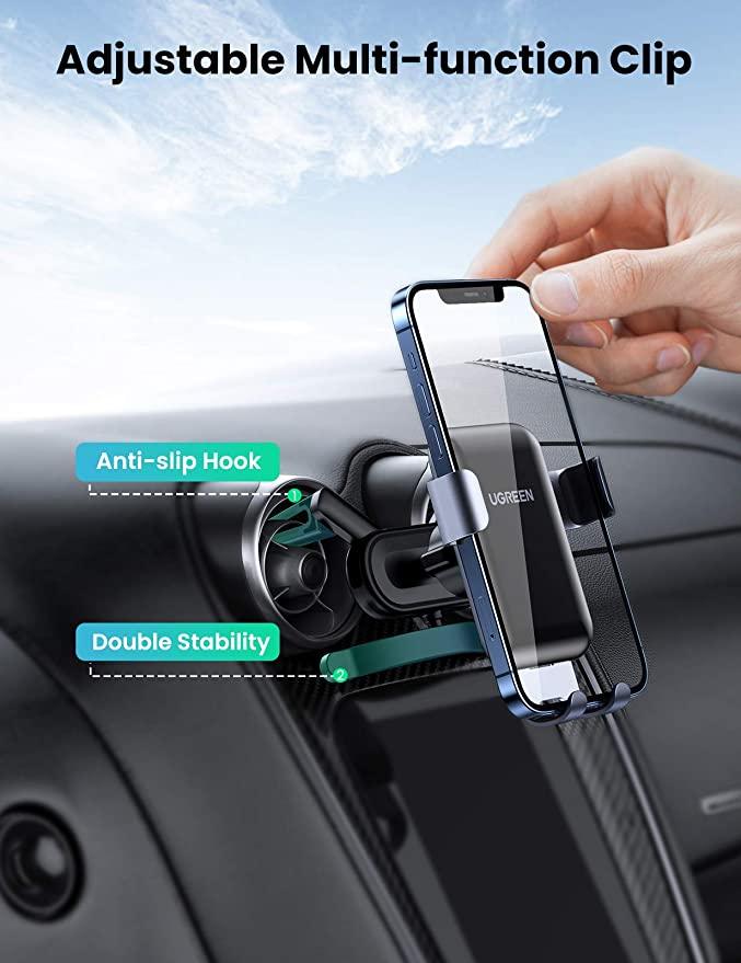 UGREEN Gravity Phone Holder for Round Air Vent