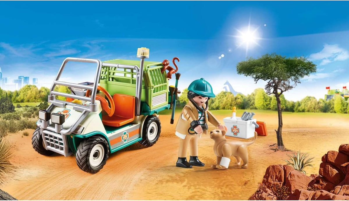 Playmobil Zoo Veterinarian with Medical Cart – Fun for Kids 4+ Playmobil Zoo Veterinarian with Medical Cart – Fun for Kids 4+