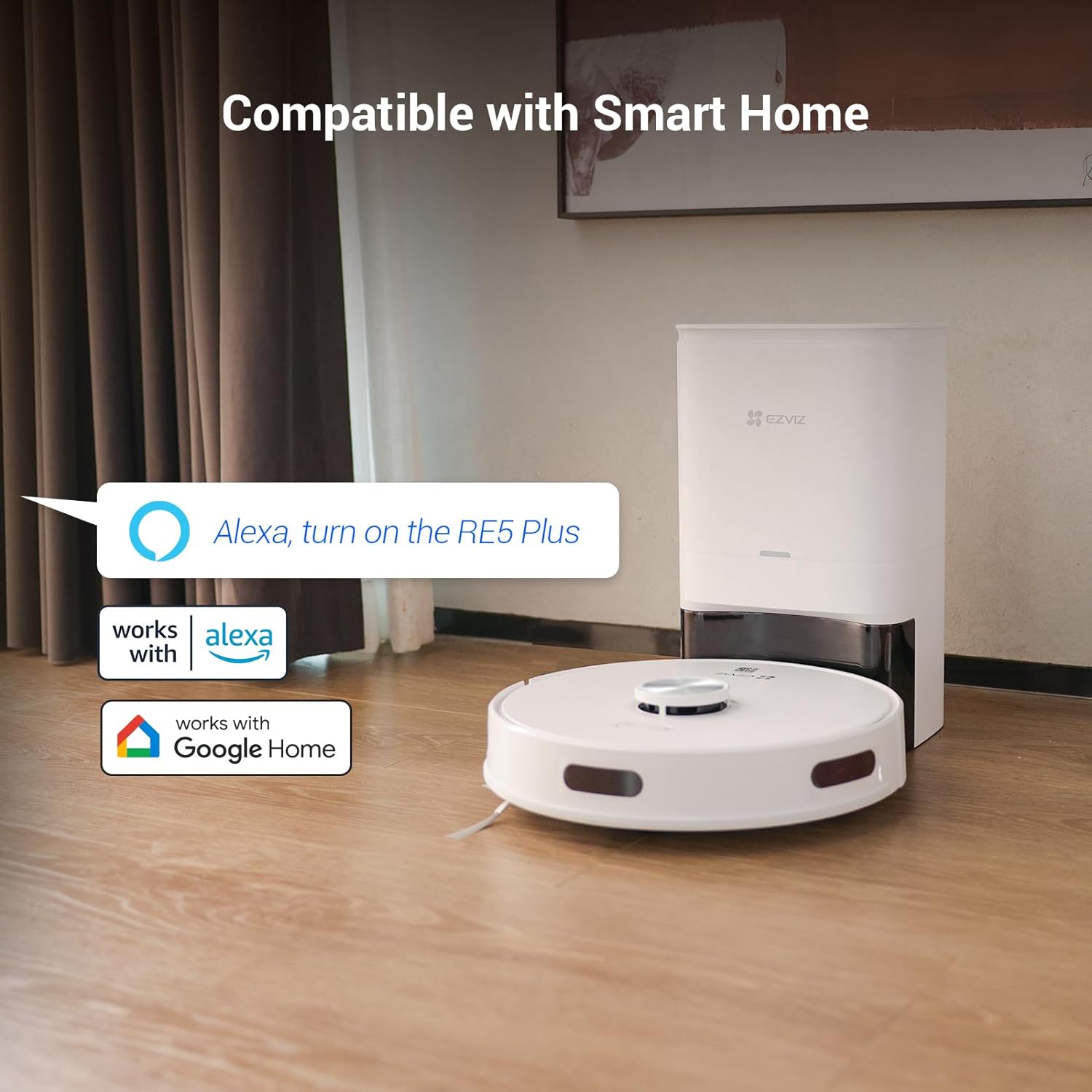 EZVIZ RC3 Plus Robot Vacuum Cleaner Advanced Navigation Powerful Performance EZVIZ RC3 Plus Robot Vacuum Cleaner Advanced Navigation Powerful Performance