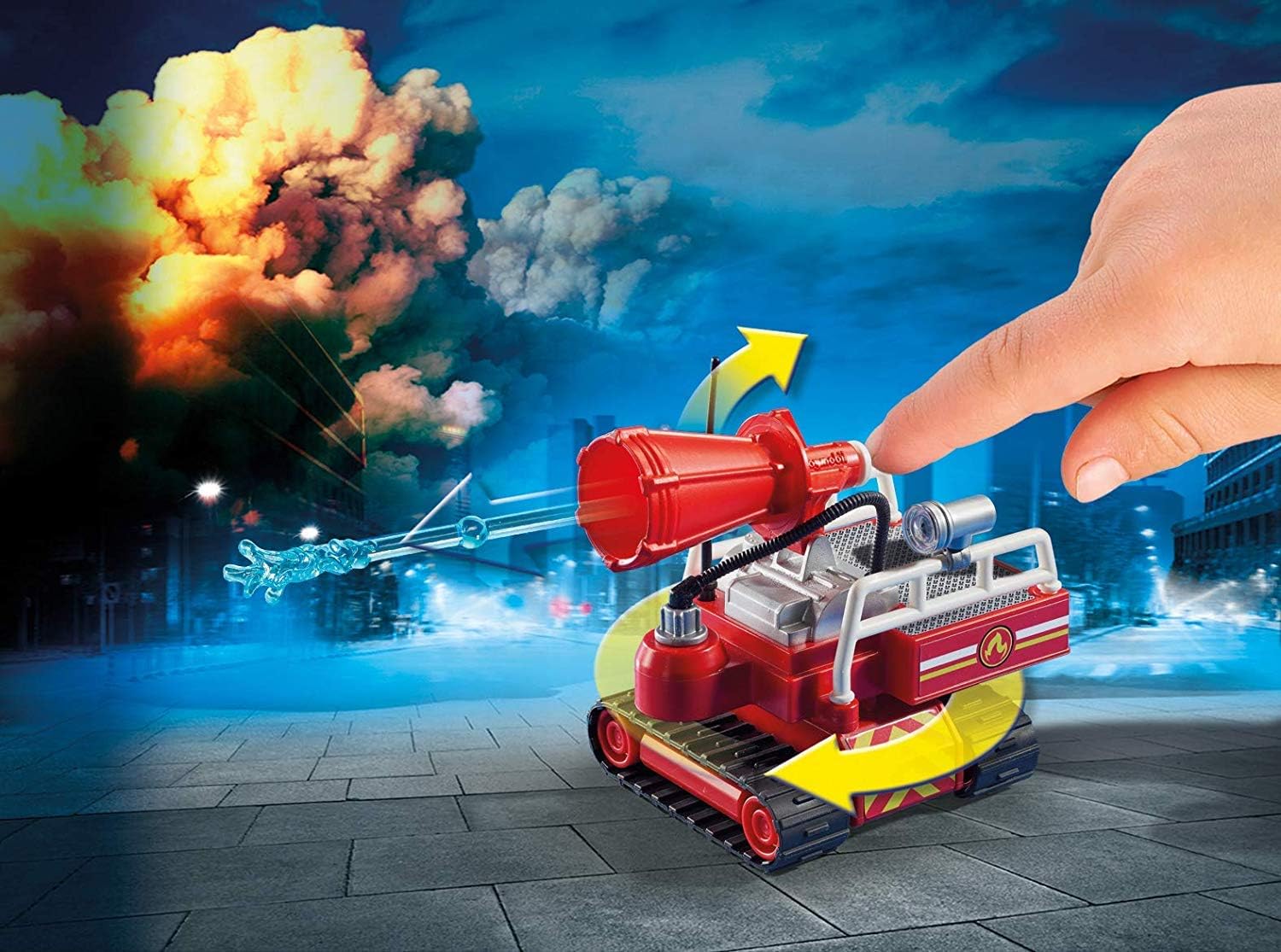 Playmobil Fire Water Cannon - Multicolor