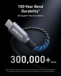Anker Prime كابل تايب سي إلى تايب سي بقوة 240 واط وبطول 6 أقدام ومتين