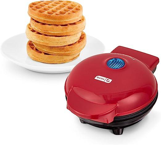 Dash MINI WAFFLE MAKER - RED Dash MINI WAFFLE MAKER - RED