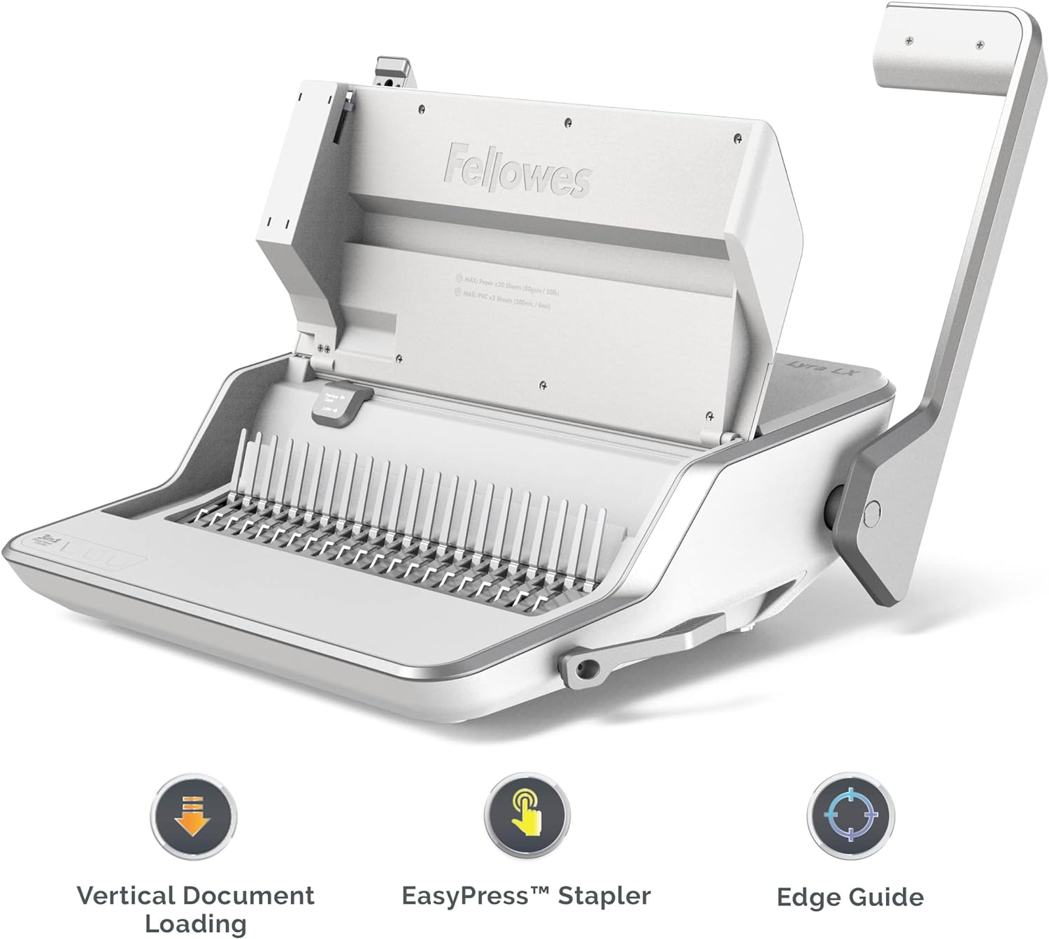 Fellowes Lyra 3 In 1 Binding Centre - White