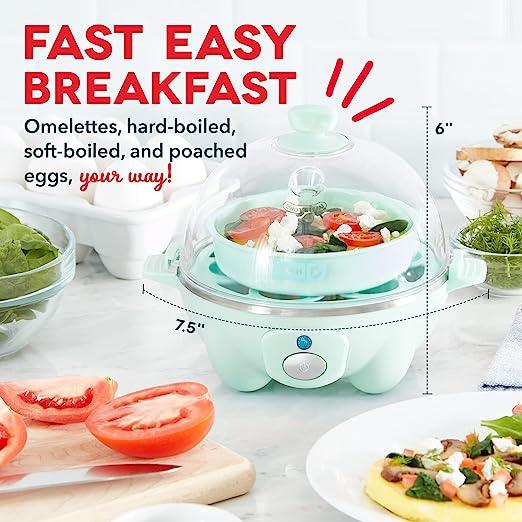 Dash RAPID EGG COOKER - AQUA