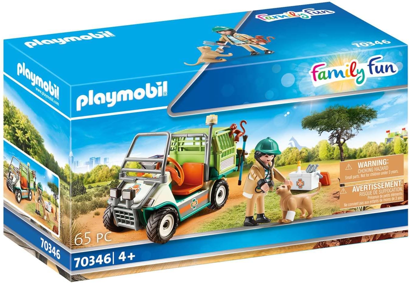 Playmobil Zoo Veterinarian with Medical Cart – Fun for Kids 4+