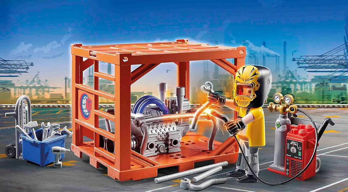 Playmobil 70774 Container Manufacturer - Interactive Toy for Kids Playmobil 70774 Container Manufacturer - Interactive Toy for Kids
