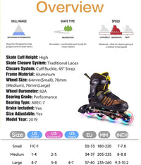 Papaison Light-Up Roller Skates – Model 310