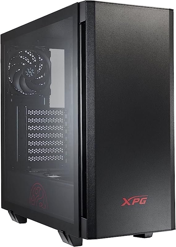 XPG INVADER Mid-Tower Gaming PC Chassis (Black)
