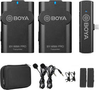 BOYA BY-WM4 Pro-K6 ميكروفون لاسلكي لأجهزة Android وType-C