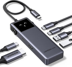 UGREEN Uno Hub 6 في 1 بمنفذ HDMI 4K و 10Gbps USB-C وUSB-A 