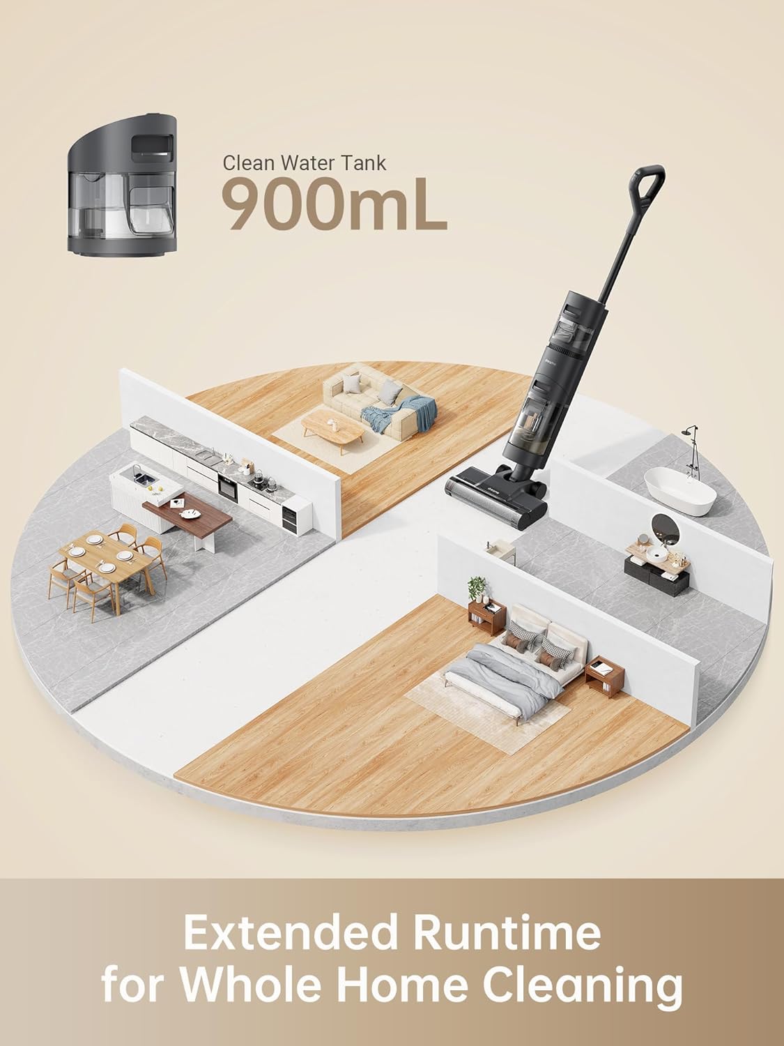 Dreame H12 Core Water & Dust Vacuum Cleaner