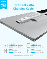 Anker Zolo USB-C to USB-C Cable 240W Braided  6ft