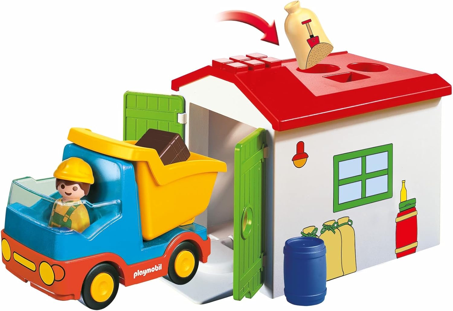 Playmobil 1.2.3 Construction Truck - Fun Learning for Toddlers