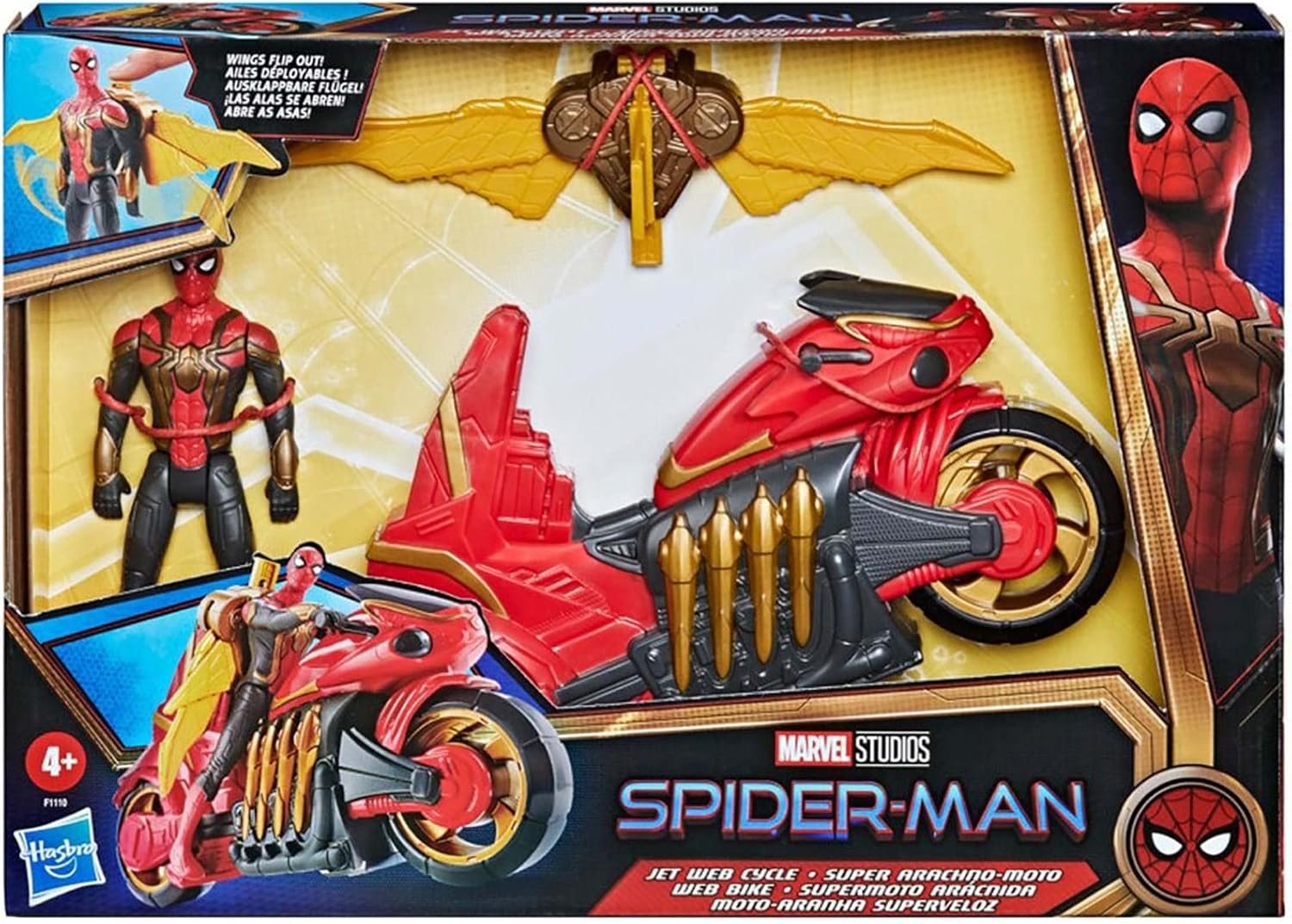 Hasbro Spider-man Deluxe Jet Web Cycle With 6-inch Figure Hasbro Spider-man Deluxe Jet Web Cycle With 6-inch Figure