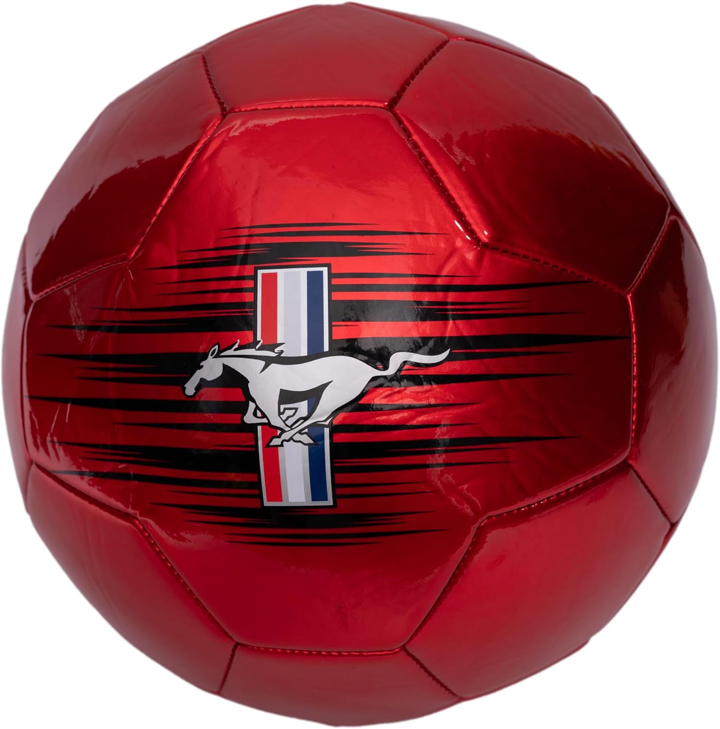 كرة قدم أمريكية للأطفال Mustang حمراء معدنية عالية الجودة