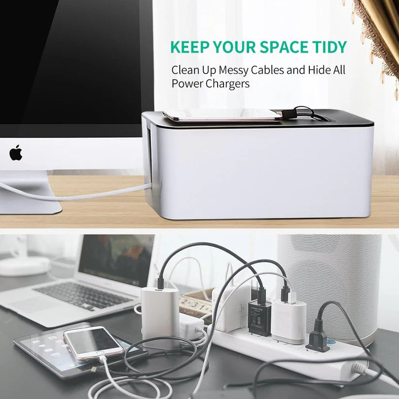 صندوق UGREEN لتنظيم الكابلات – تصميم أنيق وآمن للأطفال