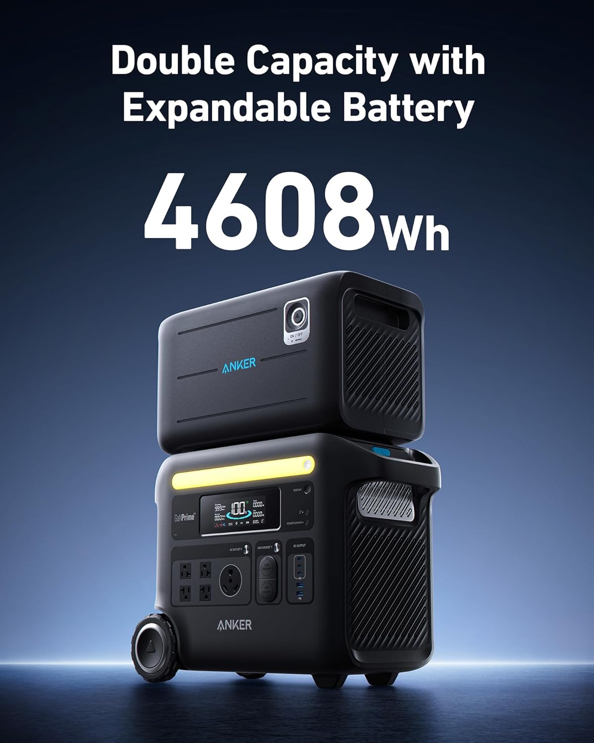 Anker SOLIX F2600 - 2400W Portable Power Station with LiFePO4 Battery