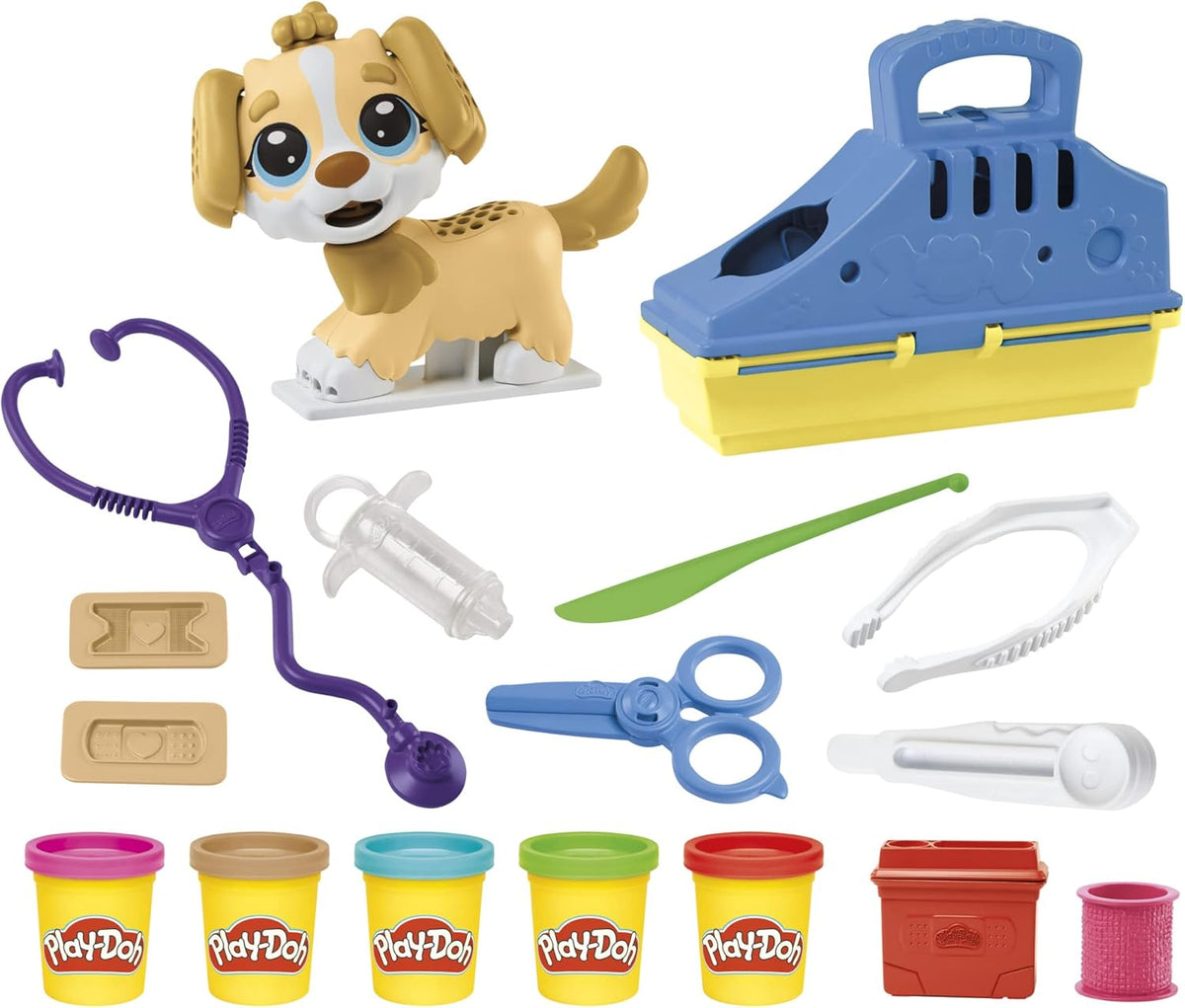 Hasbro Play-Doh Care 'n Carry Vet Set - Fun Pet Play for Kids Hasbro Play-Doh Care 'n Carry Vet Set - Fun Pet Play for Kids