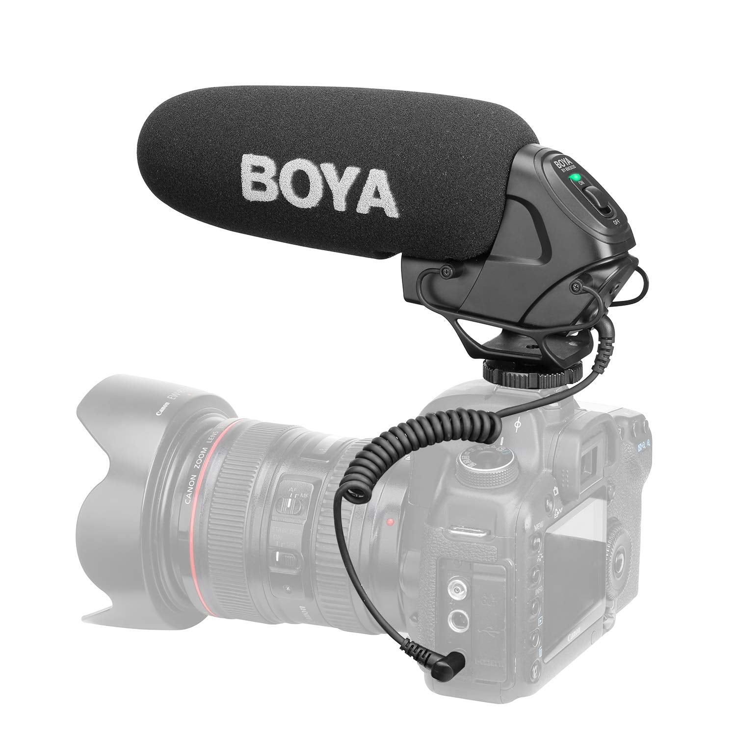 BOYA On-Camera Shotgun Microphone - Black BOYA On-Camera Shotgun Microphone - Black