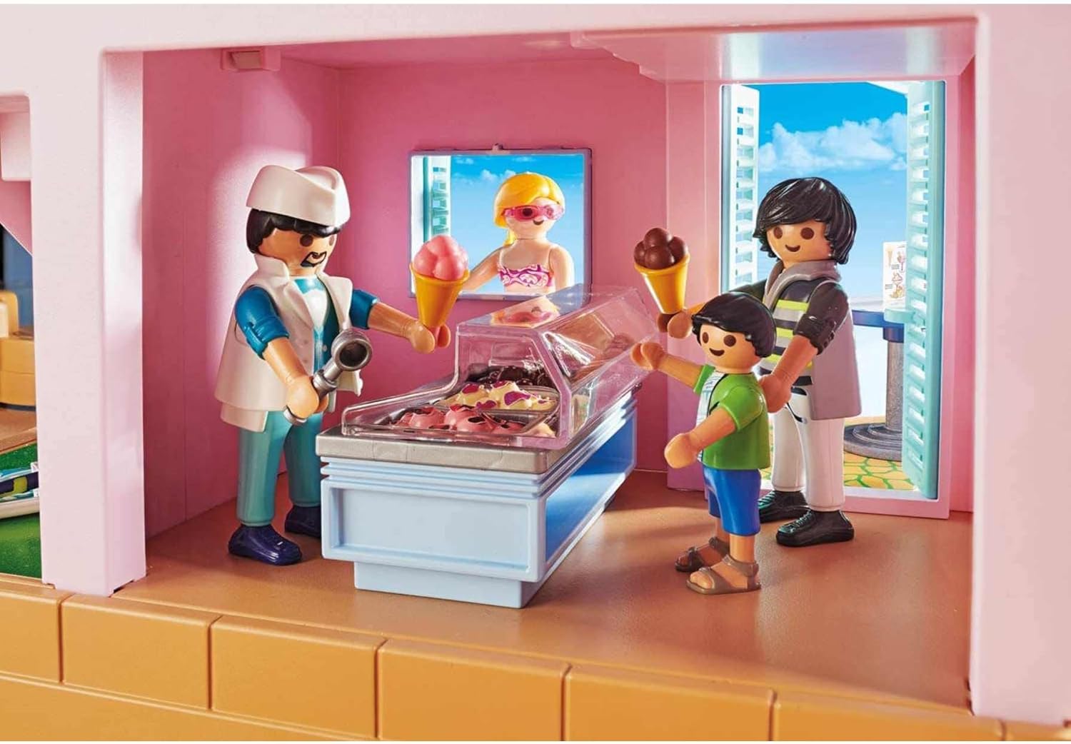 Playmobil Waterfront Ice Cream Shop – Fun for Kids Ages 4+